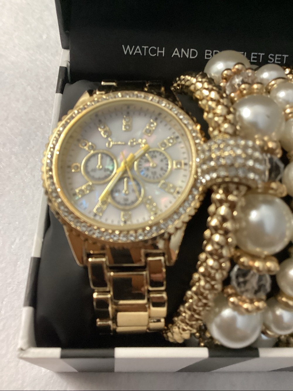 Jessica Carlyle Women's Bracelet Watch 36mm Gift Set - Picture 6 of 8
